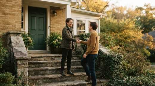 Investor partnership handshake